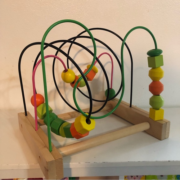 Bead Roller Coaster/wooden beads maze - Picture 1 of 6